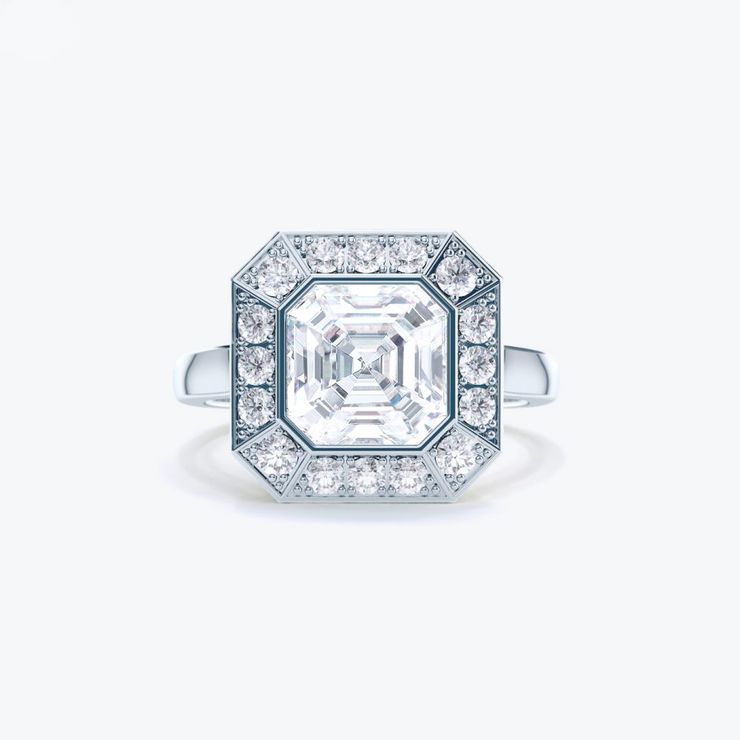 Pippa Middleton art deco engagement ring