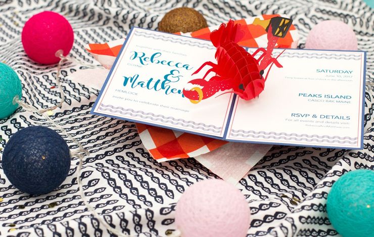 Lovepop wedding invitations