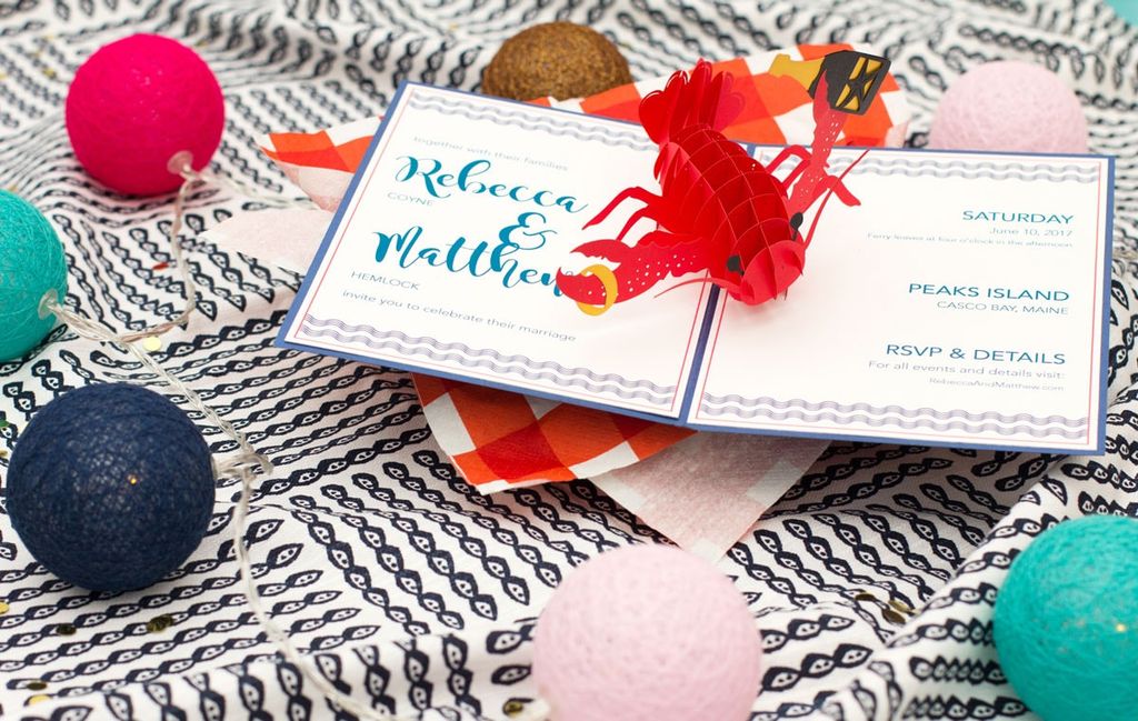 Lovepop wedding invitations