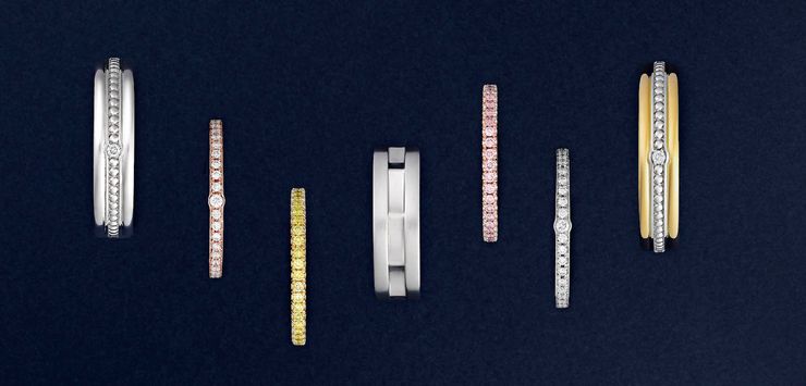 Taylor and Hart wedding rings