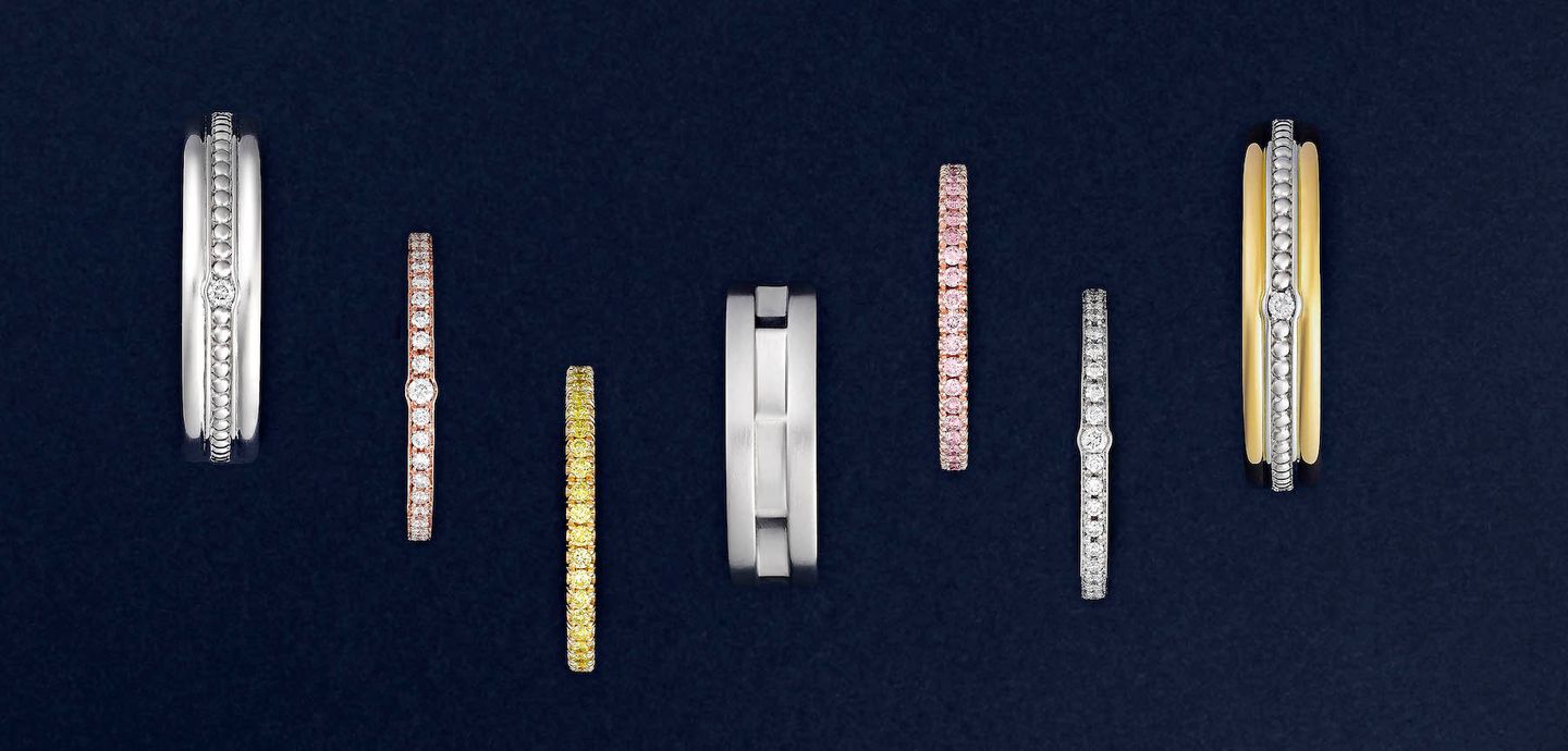 Taylor and Hart wedding rings