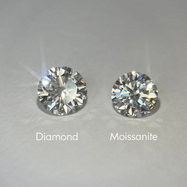 Diamond vs Moissanite compared
