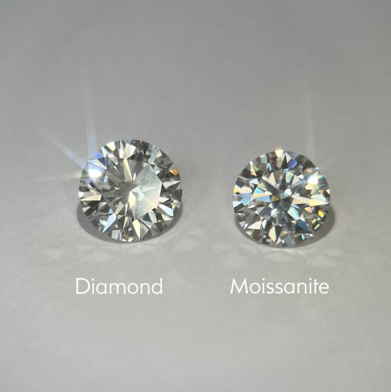 Diamond vs Moissanite compared