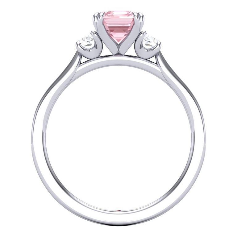 Pink Engagement Ring