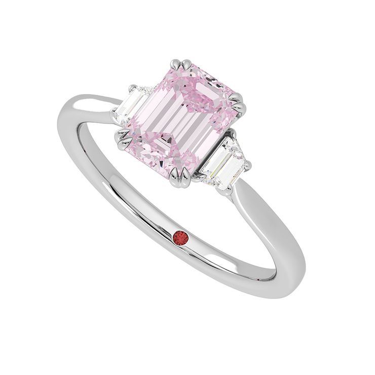 Pink Engagement Ring