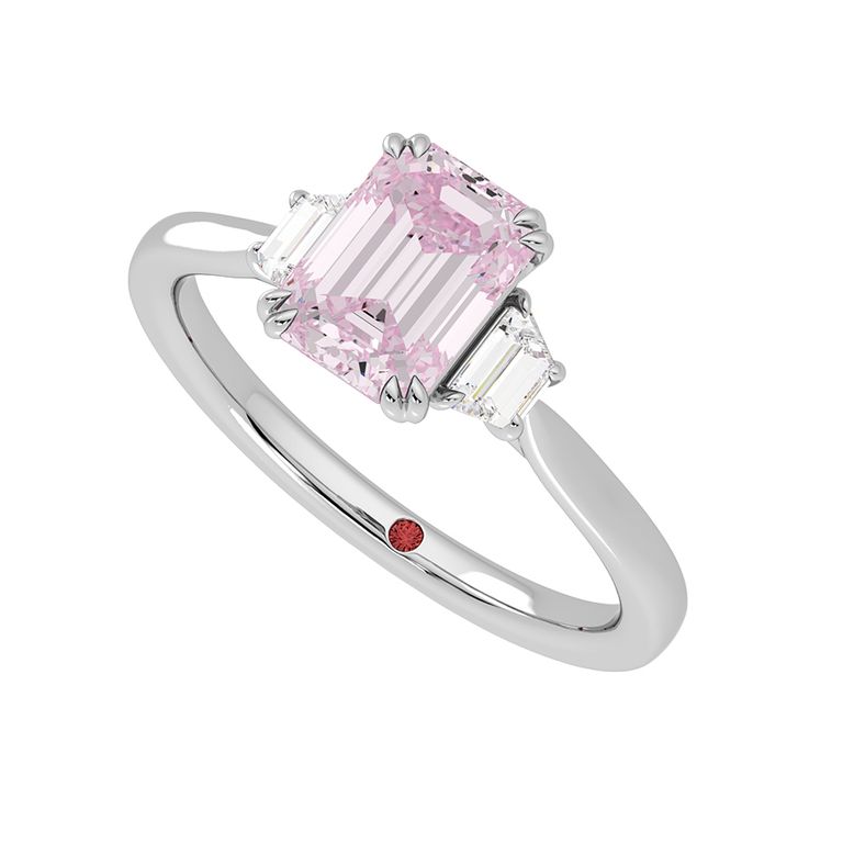 Pink Engagement Ring