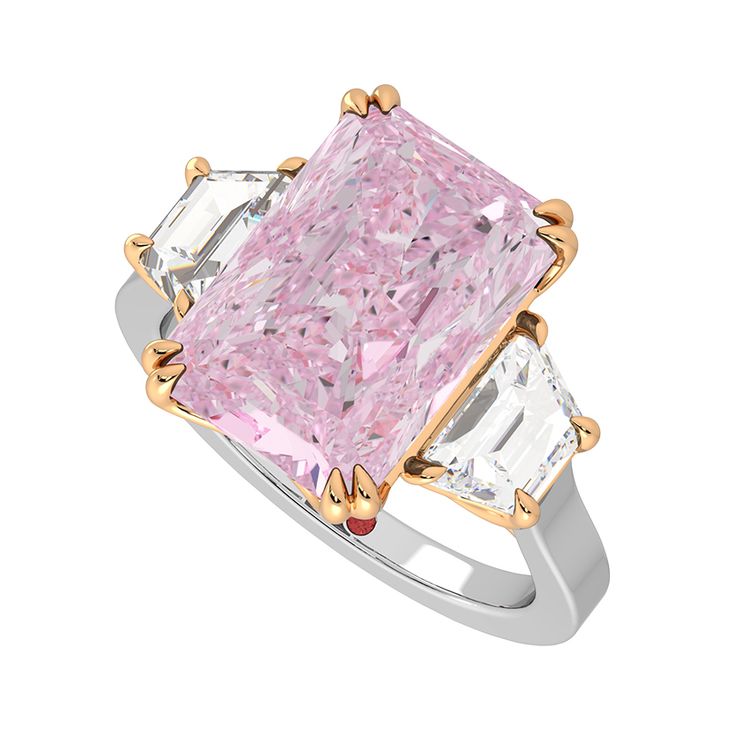 Pink Engagement Ring
