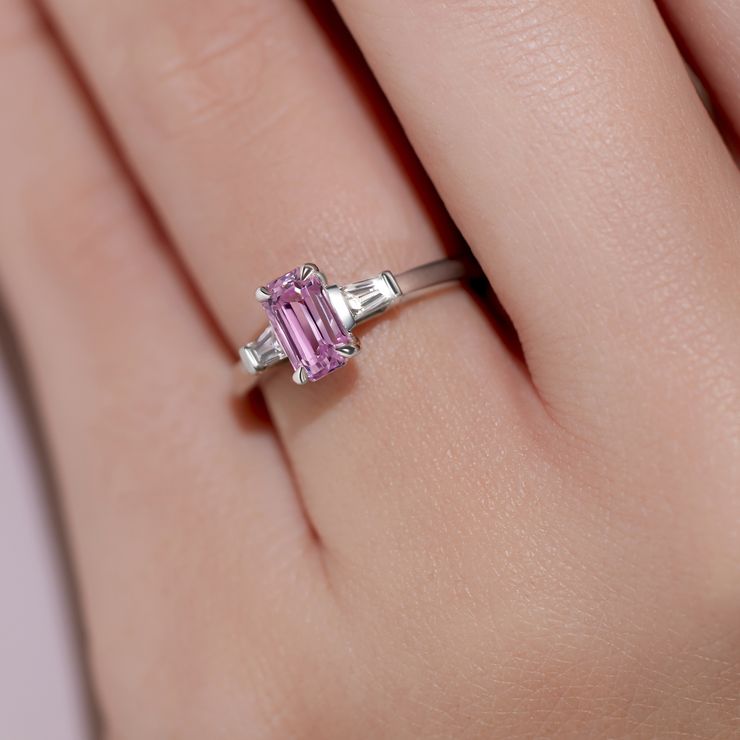 Pink Engagement Ring