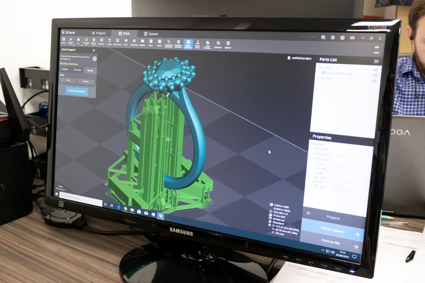 3D printed design