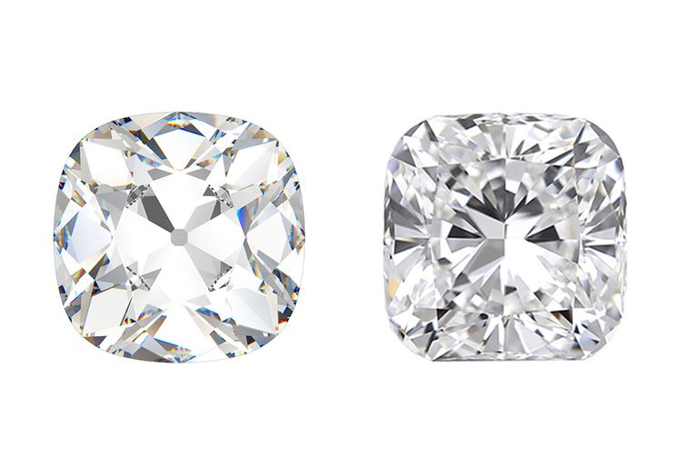 Old mine cut vs cushion cut