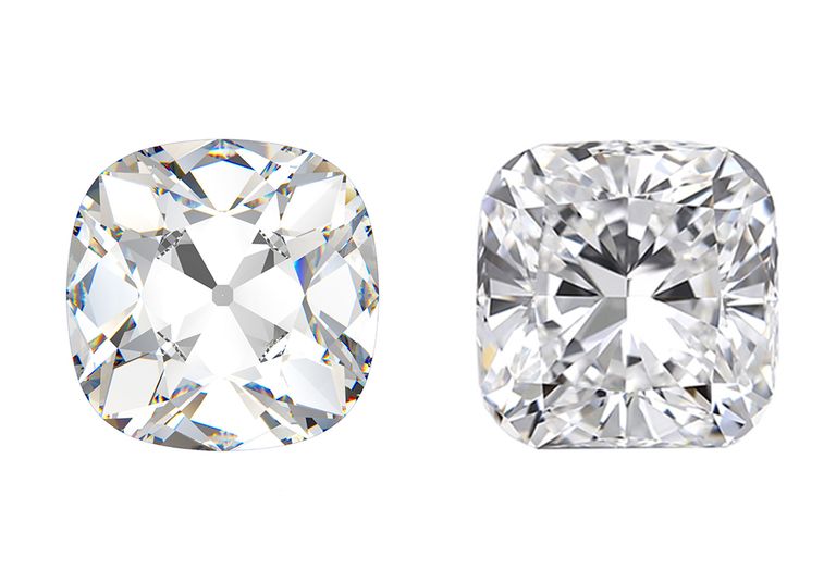 Old mine cut vs cushion cut
