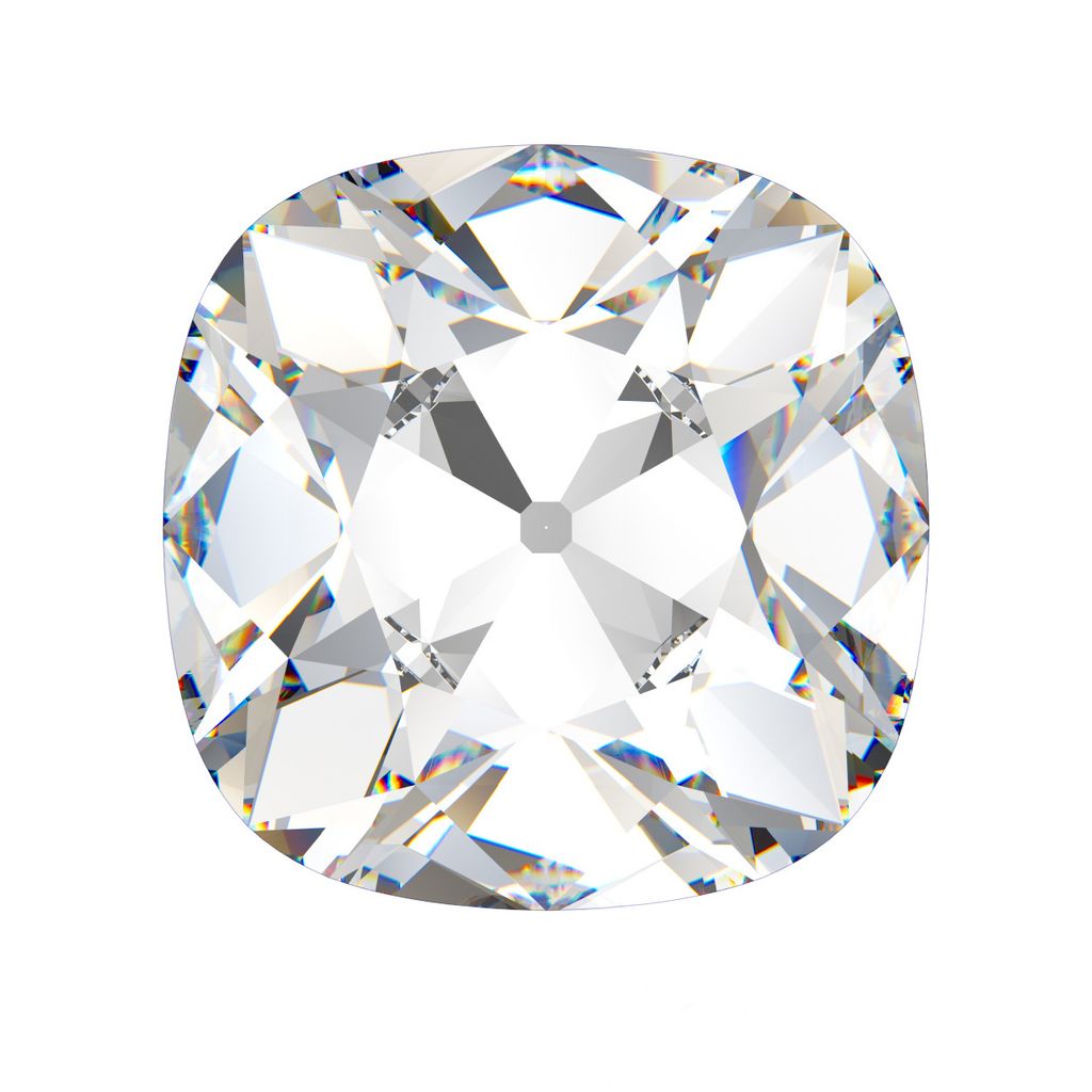 Old mine cut diamond