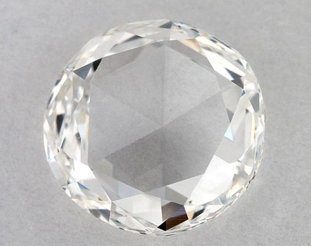 Round rose cut diamond