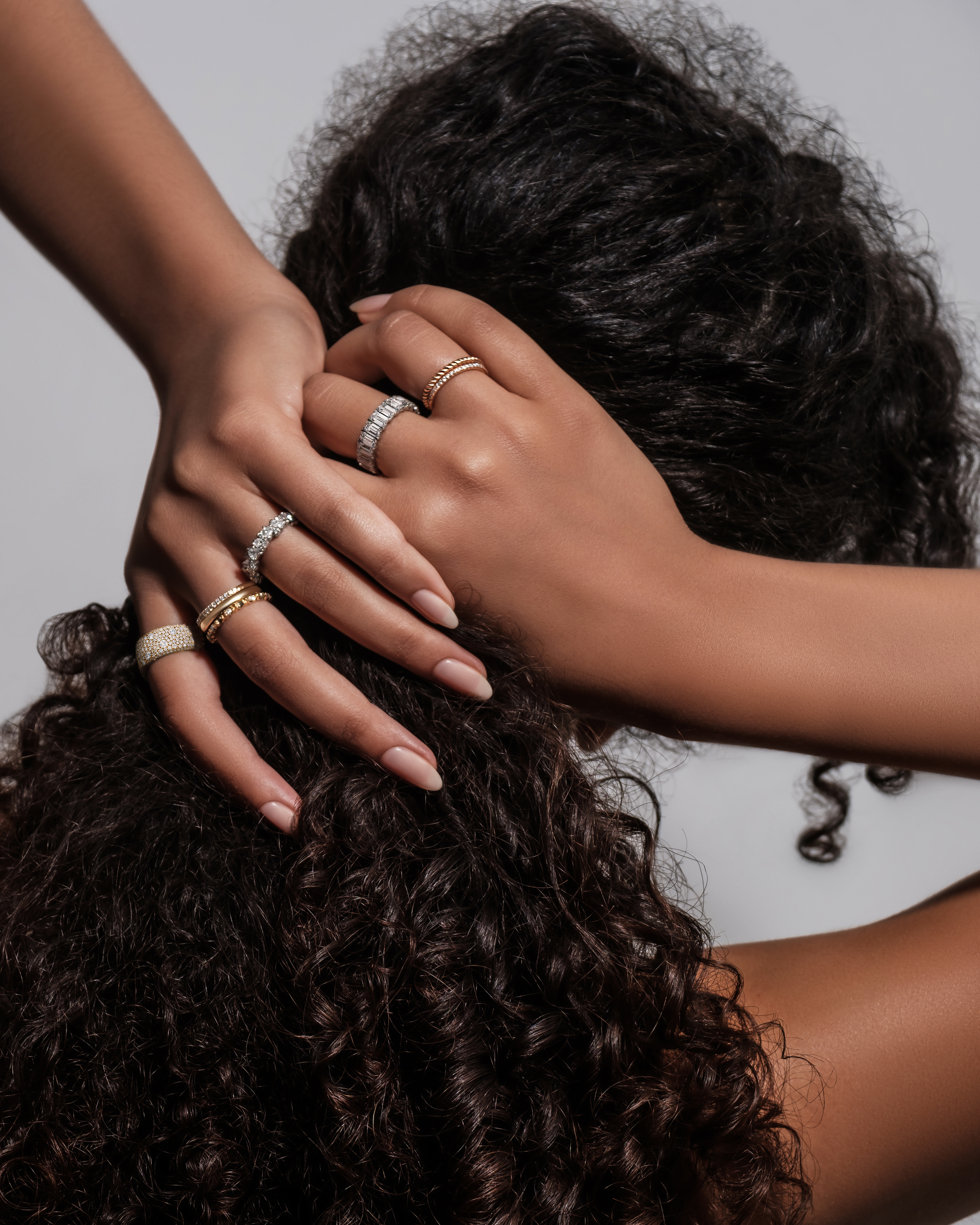 Stacking anniversary rings