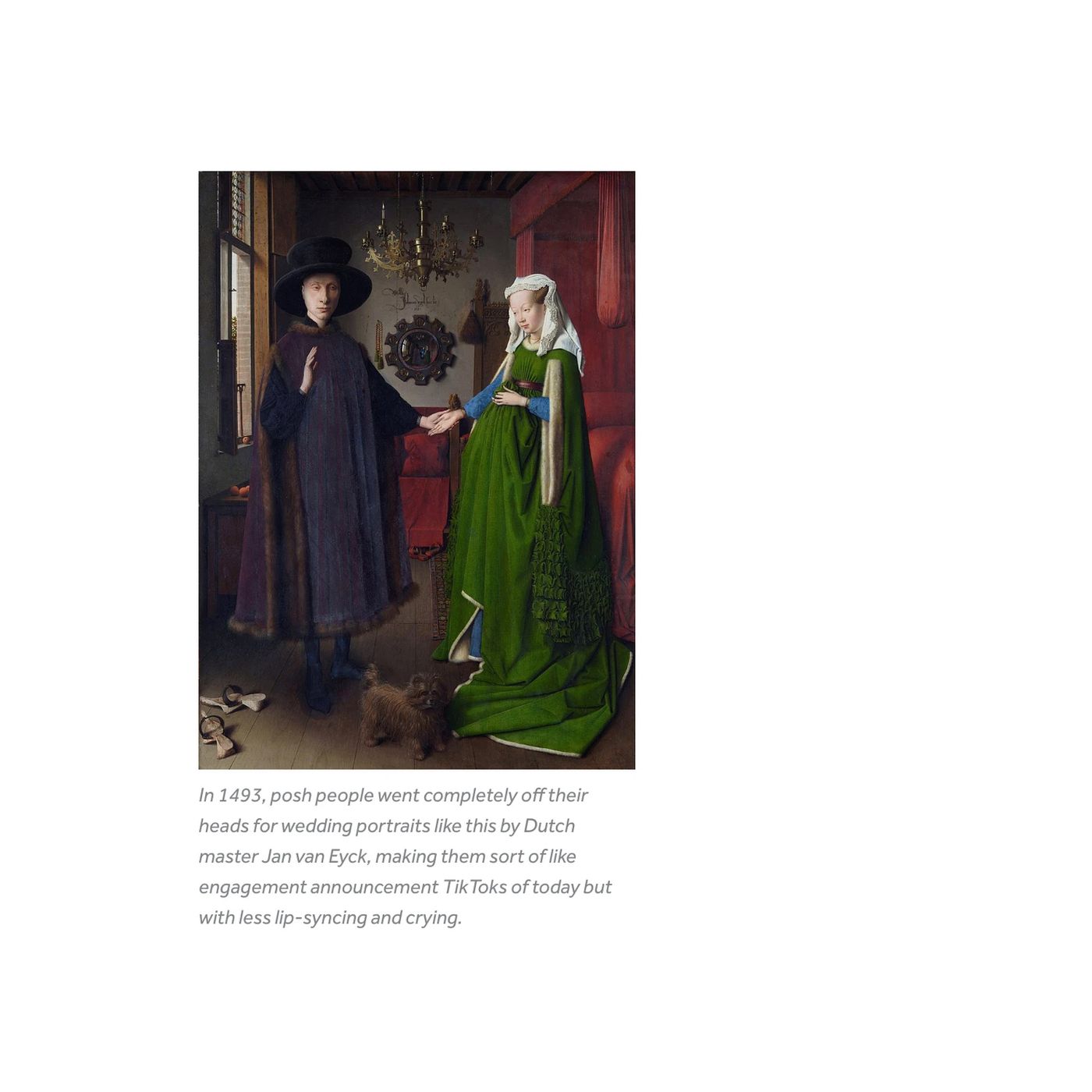 Jan van Eyck Arnolfini Portrait
