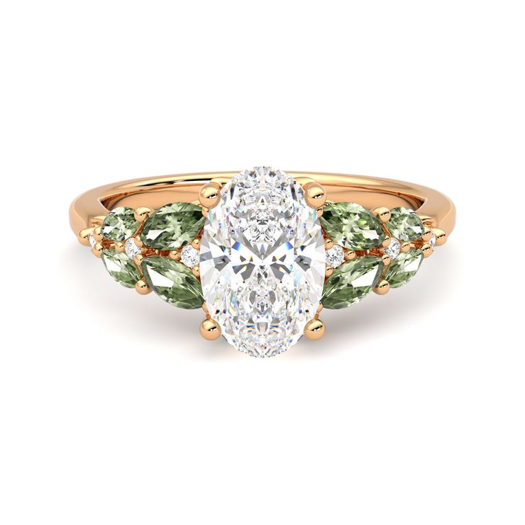 cascade oval green front