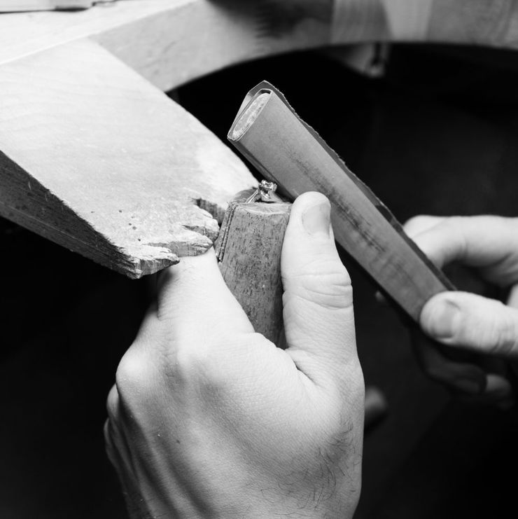 Engagement ring manufacturing