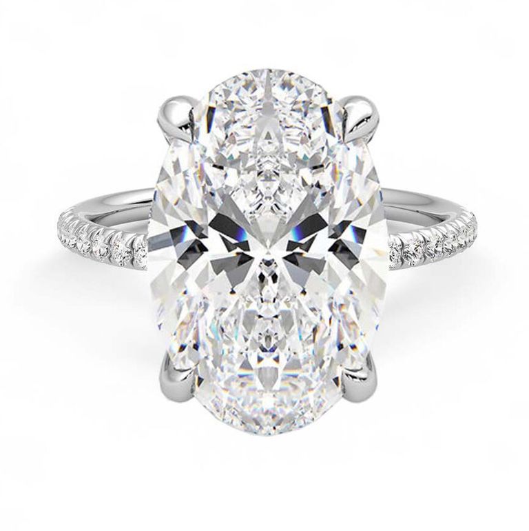 Oval Diamond Engagement Ring