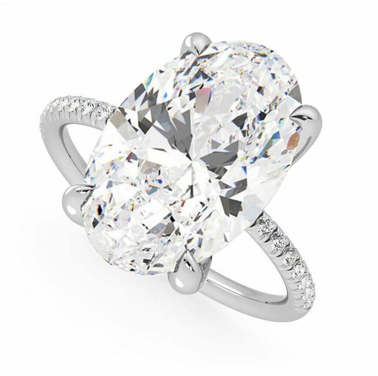 Oval Diamond Engagement Ring