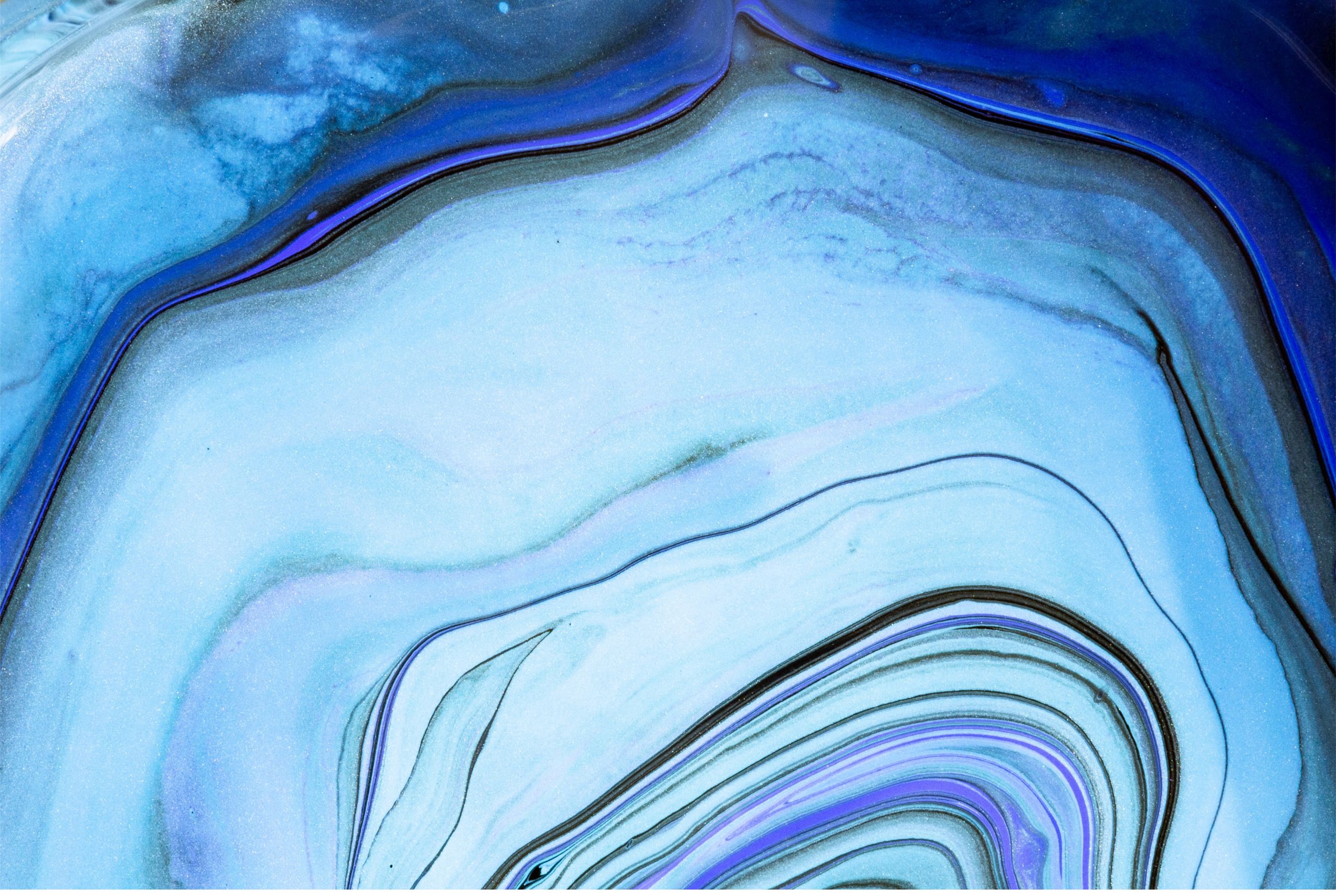 Blue gemstone banner