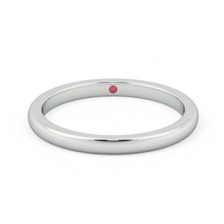 Ladies court wedding ring willow 2mm