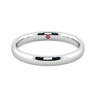 Mens court wedding ring aspen 3mm