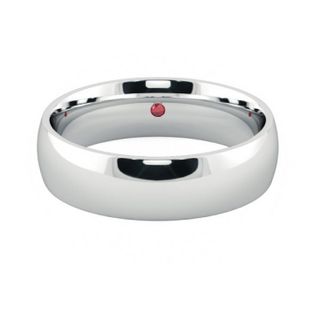 Mens court wedding ring birch 6mm