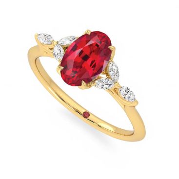 Katy Perry inspired ruby engagement ring tamora gold yellow oval ring