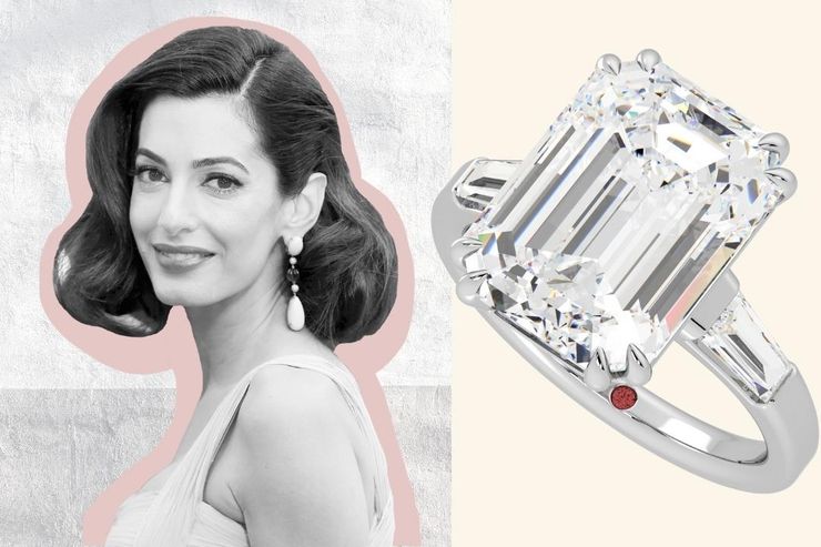 Amal Clooney engagement ring index