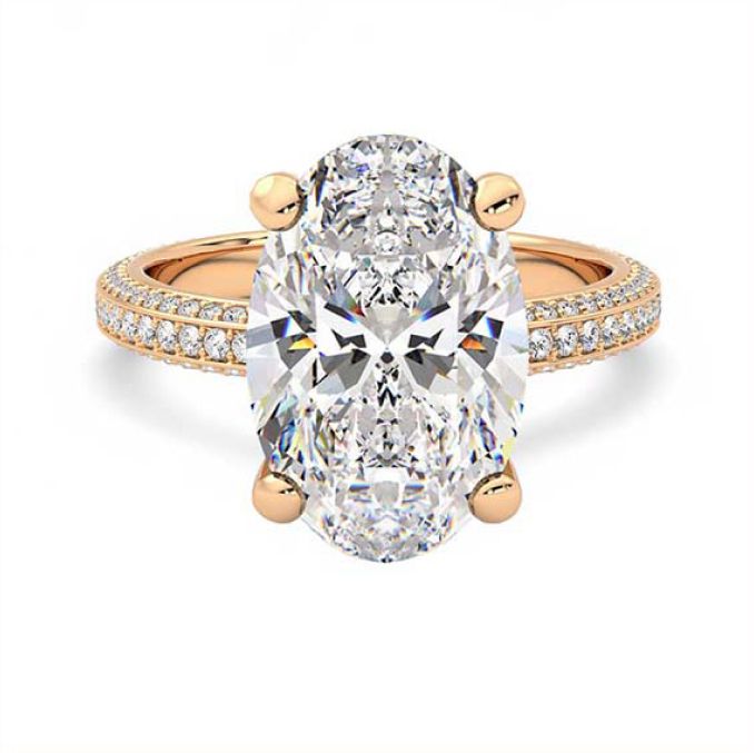 Blake Lively oval diamond ring