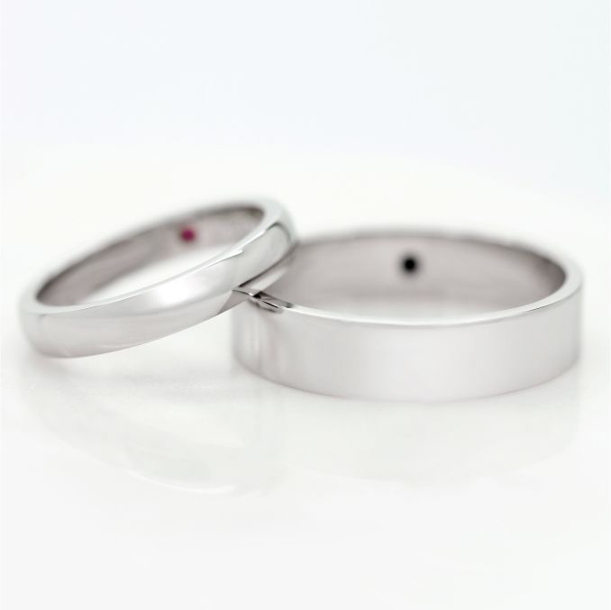 Plain mens wedding bands