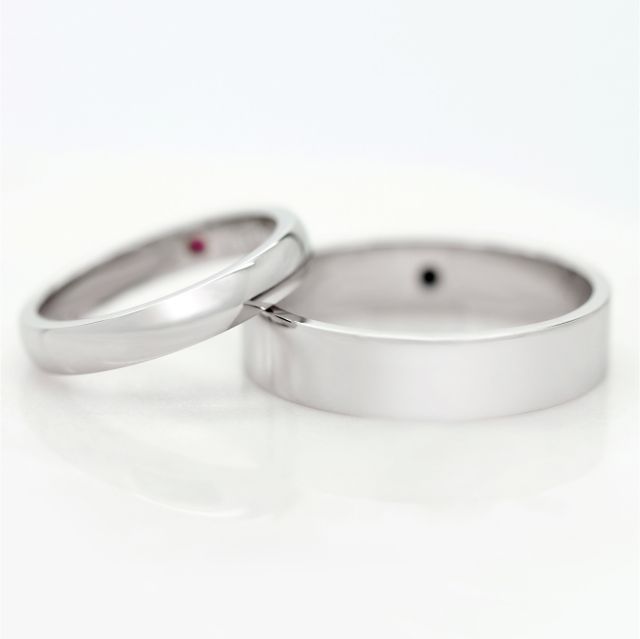 Plain mens wedding bands