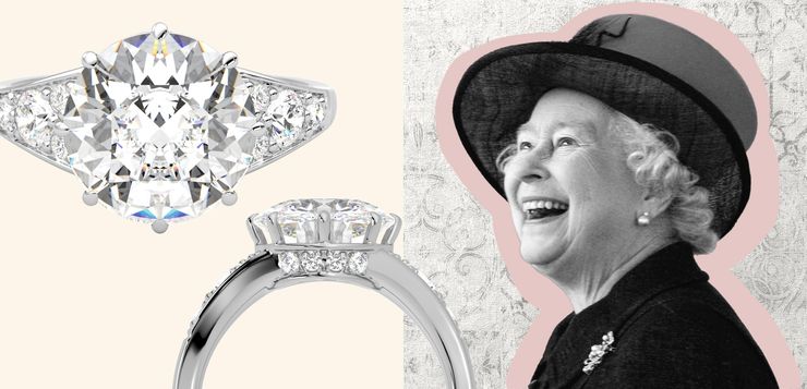 Queen Elizabeth II engagement ring header