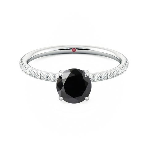 Carrie big satc black diamond engagement ring 1