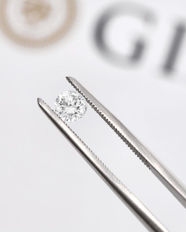 GIA natural round diamond certification copy