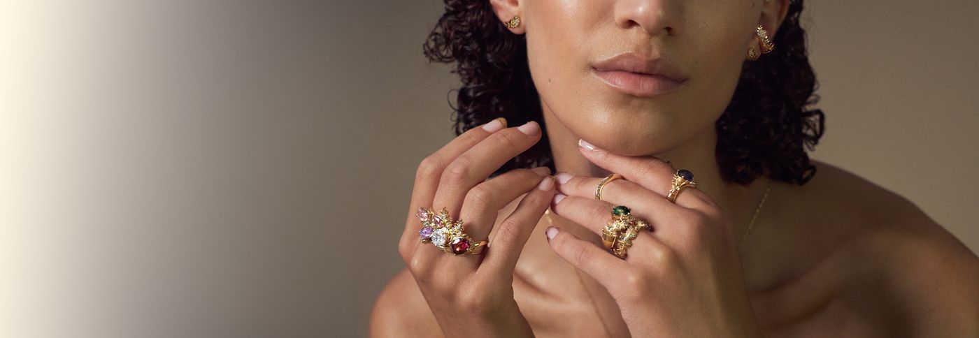 A garden of jewels banner