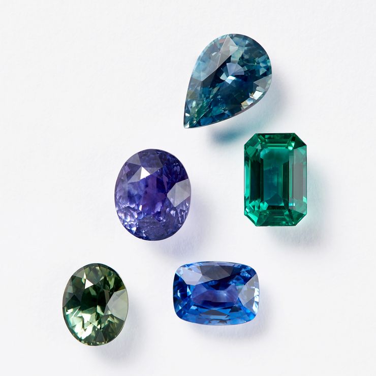 Sapphire colour variations