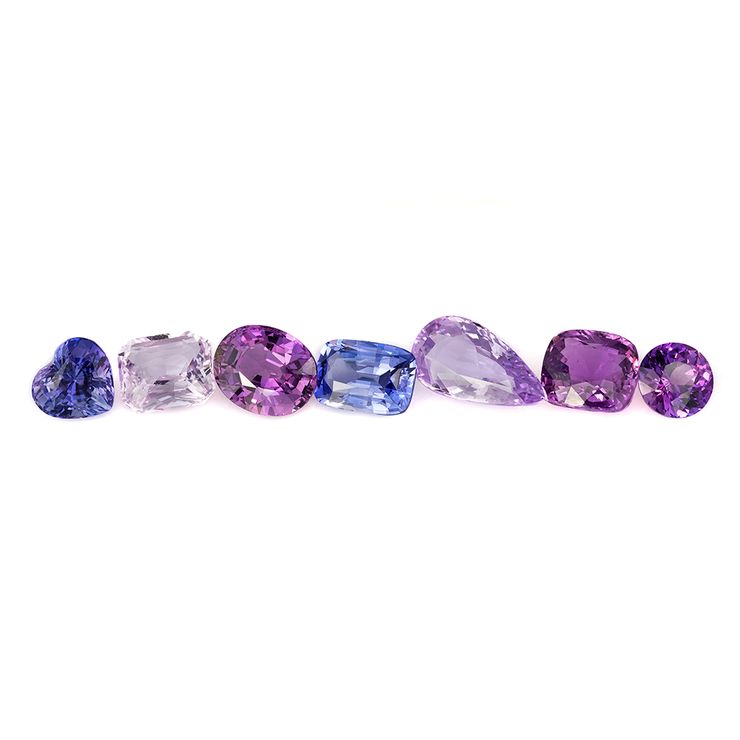 Purple sapphires