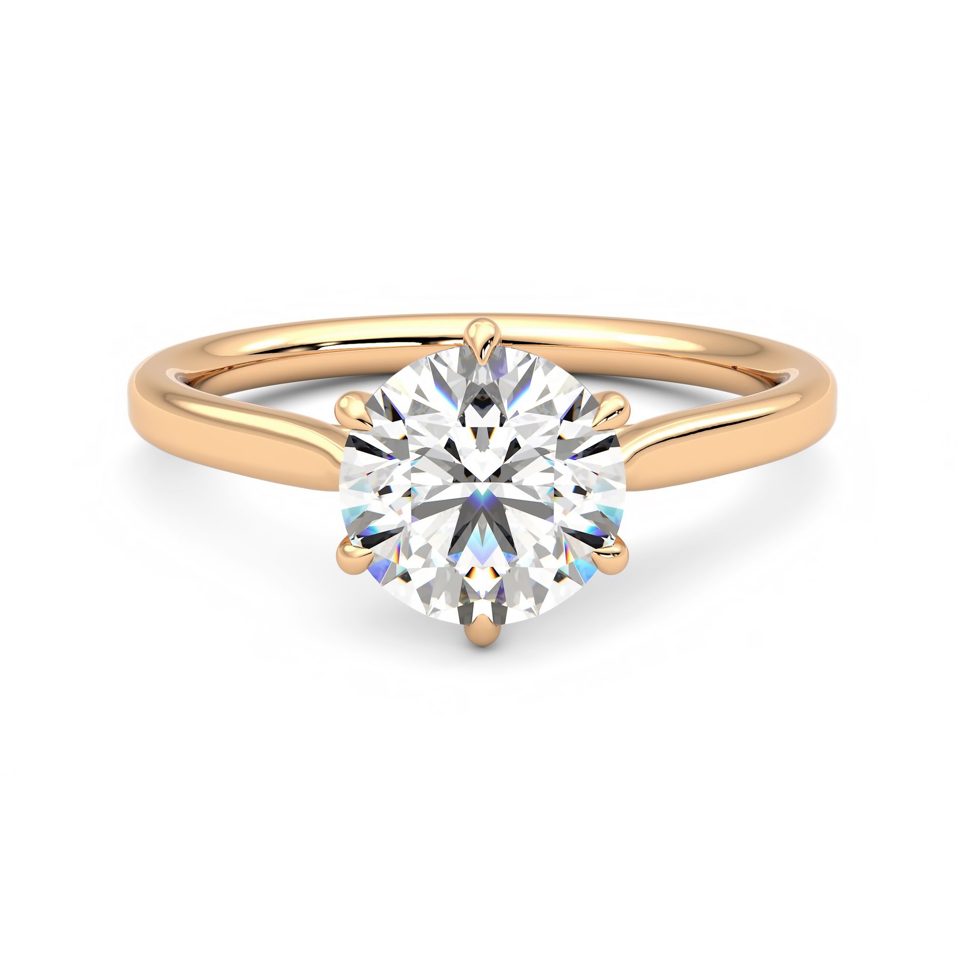 Eve round front rose