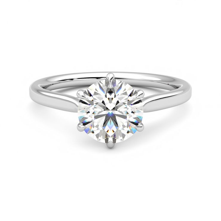 Eve round front white