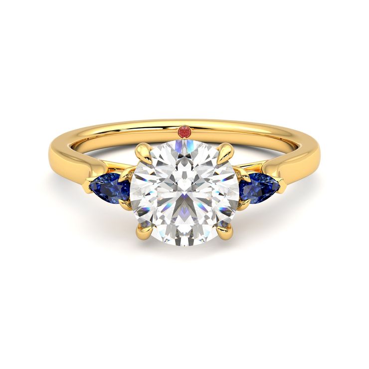 Faith round blue front