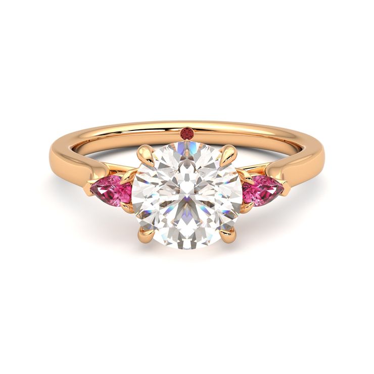 Faith round pink front