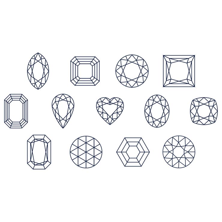 Diamond shapes
