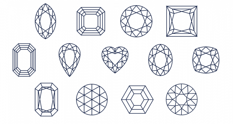 Diamond shapes