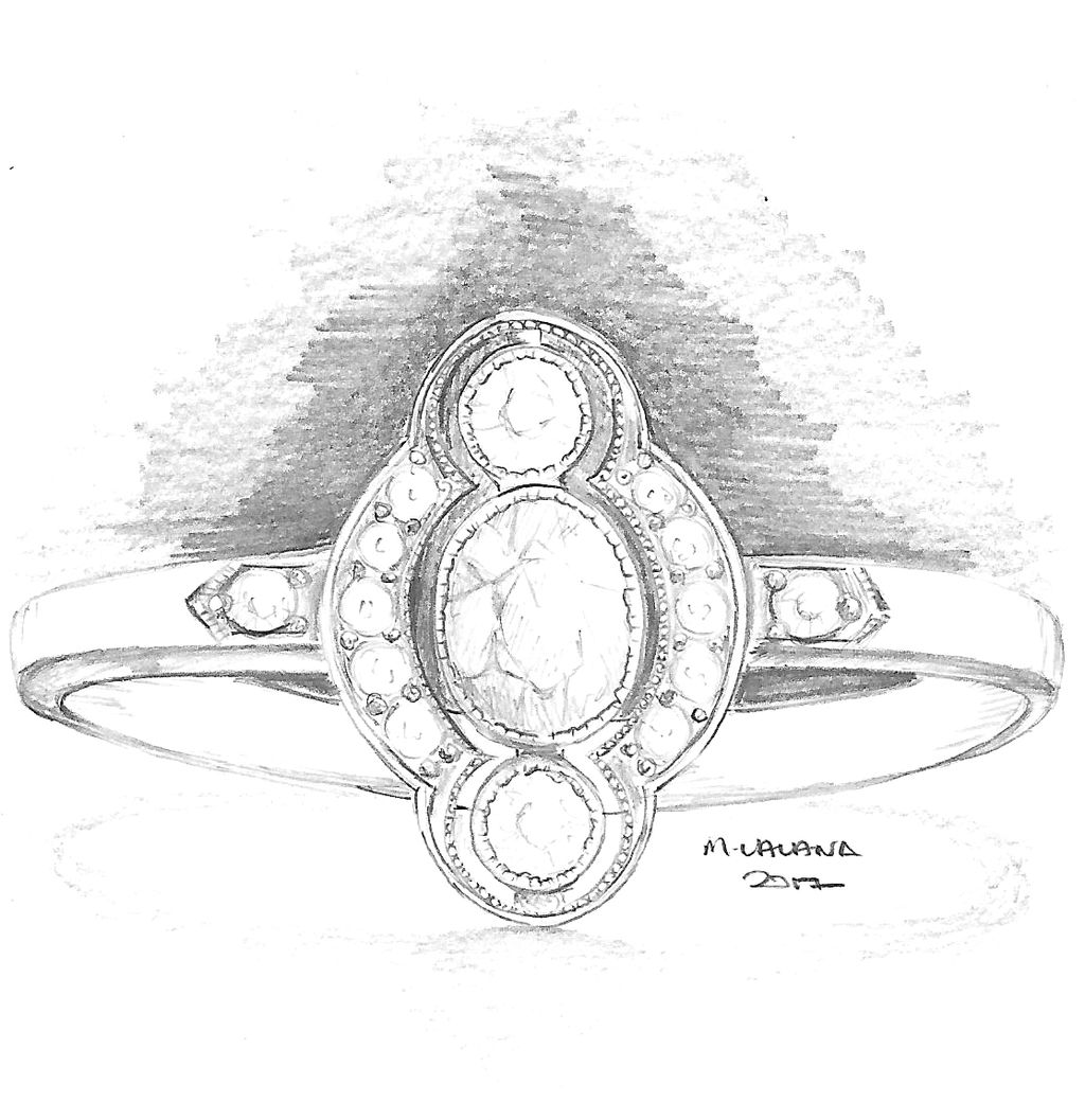Edwardian ring design