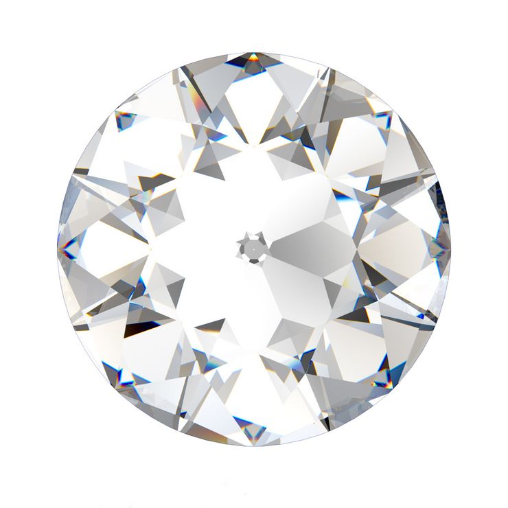 Old european cut diamond