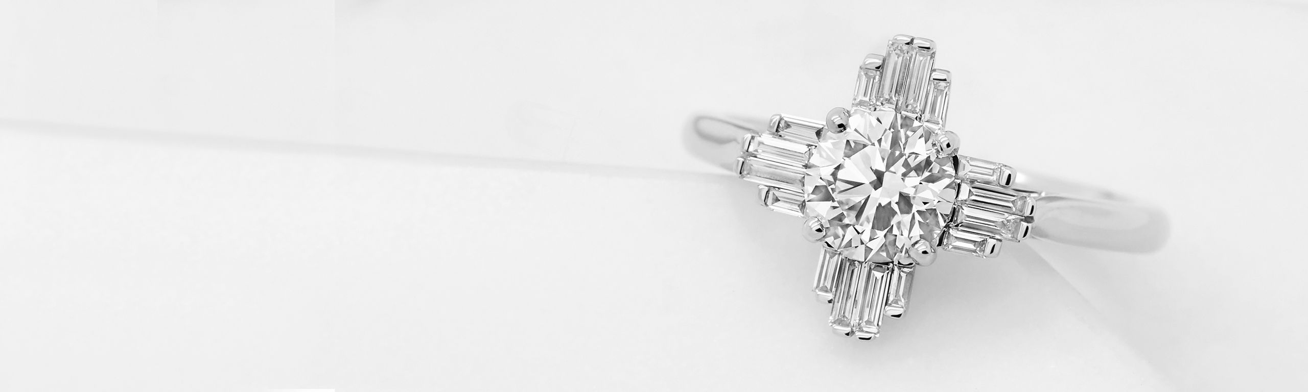 Vintage engagement ring banner