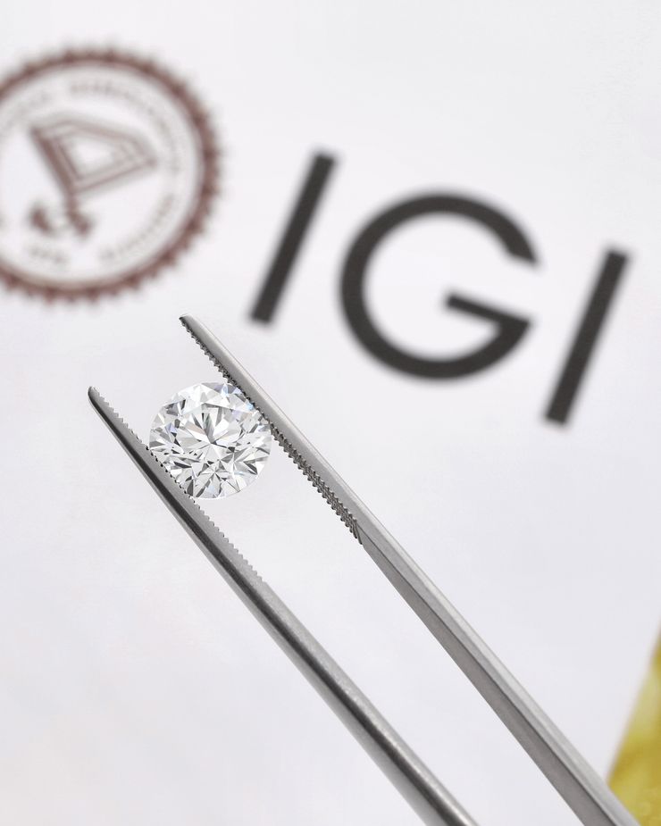 Lab grown diamond igi certification