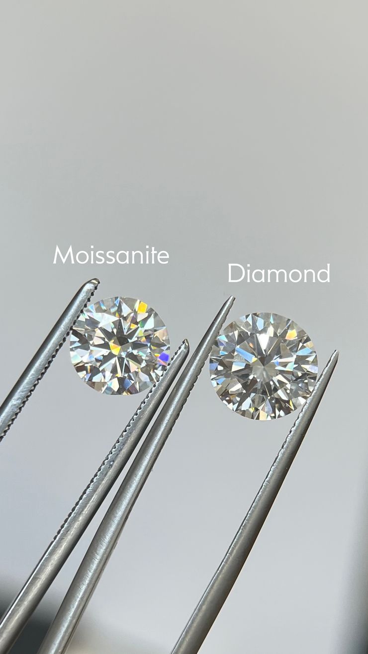 Moissanite vs diamond comparison compare