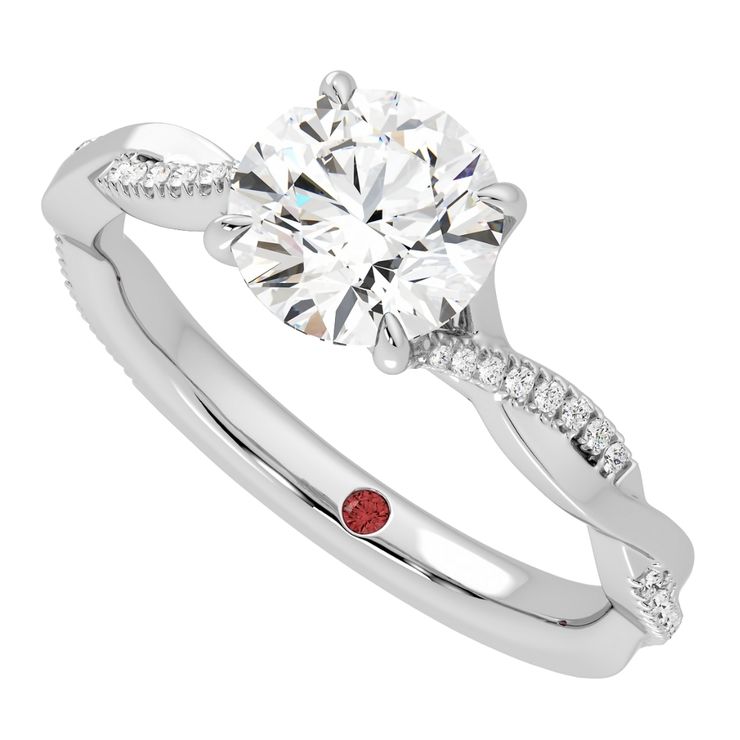 Round twisted pavé
